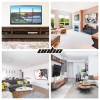 UNHO Heavy-duty Fixed Tilting TV Wall Mounted Bracket Mount Stand