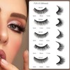5 Pairs Self Adhesive Eyelashes Natural Look No Glue Needed