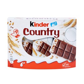 Kinder Country Milk Chocolate with Rich Milk Filling (9's), 211.5grams