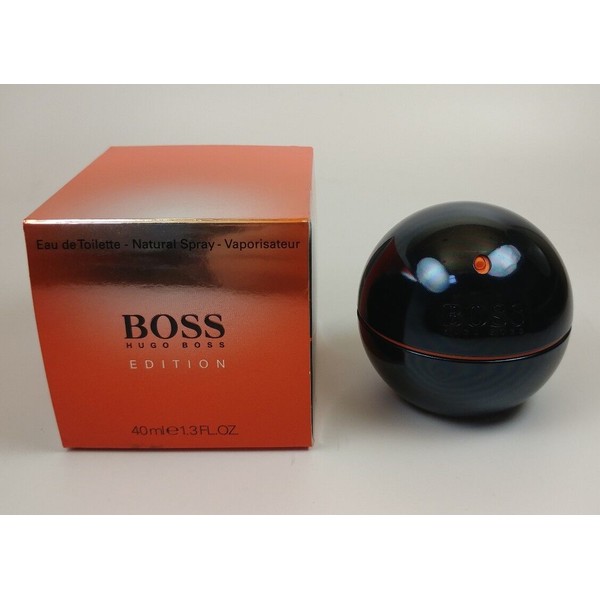 Boss in Motion BLACK Edition for Men 1.3 oz / 40 ml EDT Spray New in Box UNUSED