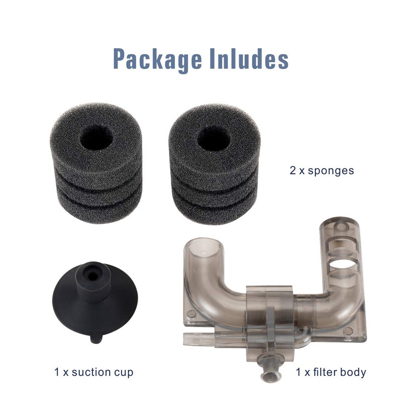 hygger Super Mini Aquarium Single Sponge Filter for Small Fish