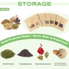 180 Pack Small Seed Envelopes Resealable with Clear Window –