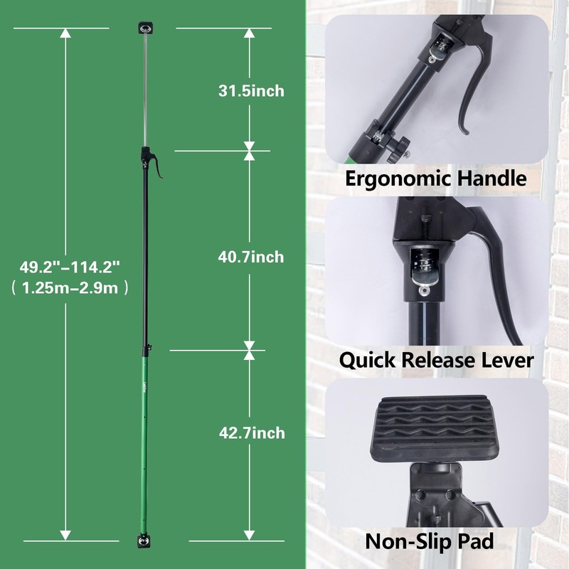 Cabinet Jacks for Installing Cabinets, Heavy Duty Adjustable Third Hand