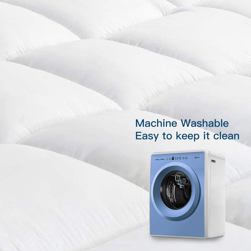 COONP King Mattress Topper, Extra Thick Pillowtop, Cooling Plush Mattress