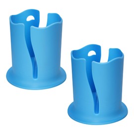 XIHIRCD 2pcs Paddle Board Cup Holder, Universal Kayak Drink Holder Multifunctional Anti-Toppling Bottle Cup Holder Surfboard Cup Paddleboard Holder for Outdoor Fishing Kayak Accessories(Blue)