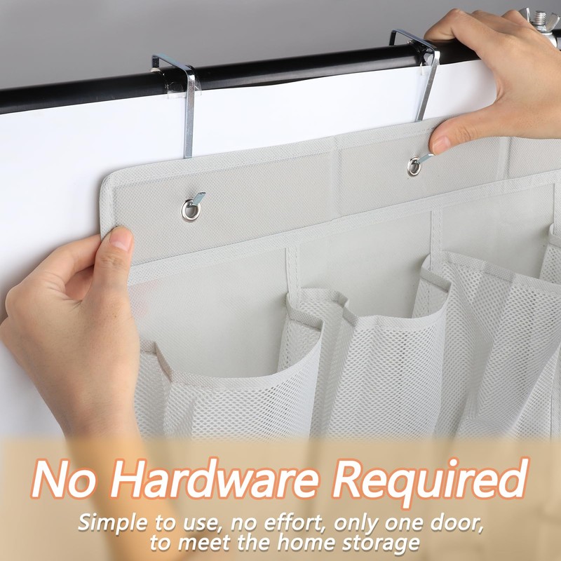 GOMAJI 35 Large Pockets Over the Door Shoe Organzier, Hanging