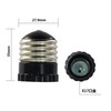 Abishion E26 to E17 Base Adapter, LED Bulb Socket Adapter,