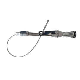 SUNJCO Upgraded Flexible Engine Oil Dipstick Driver Side Fits for Small Block Chevy SBC 400 (6.6L) 1970-1980