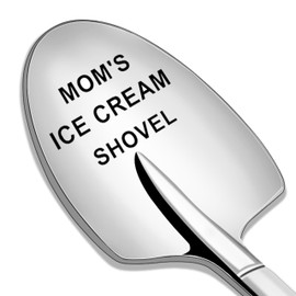 Gifts for Mom - Mom's Ice Cream Shovel, Stocking Stuffers for Mother, Stainless Steel Ice Cream Shovel for Christmas, Mothers Day, Birthday from Daughter Son