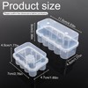 Peptide Vial Organizer Set for Refrigerator, 2 Pack 10-Slot Stackable