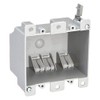Cantex EZ25DO PVC 2-Gang Residential Old Work Cut-In Outlet Box 3 Inch x 4 Inch x 2-3/4 Inch 25 Cubic-Inch EZ Box