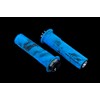 DMR Deathgrip 2 Flanged Handlebar Grips (Blue Marble, Thick)