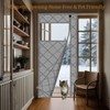 Wohomzy Thermal Door Curtain Fits Doors Size 30"x82"，Curtain Size 33"x84",
