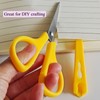 2Pcs Medium Scissors, Safety Scissors with Cap, Craft Shears for