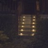 [Warm Light] Solar Lights for Steps Decks Pathway Yard Stairs