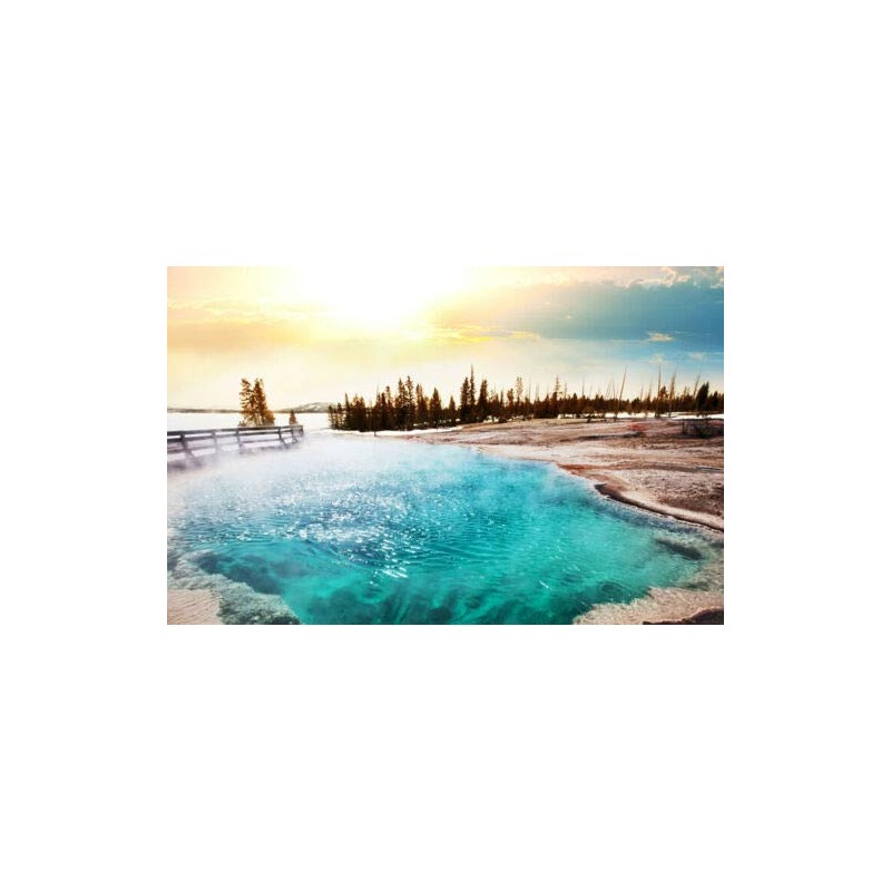 Destination Vinyl Pens Hot Spring Yellowstone National Park Ballpoint Pen