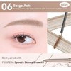 PERIPERA Speedy Skinny Brow Mascara 3g, Color:07 Taupe Ash
