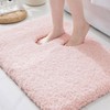 ILANGO Pink Bathroom Rugs 32" × 20" Non Slip &