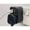 Status Multi USB Plug Adapter Black | 2 Port USB