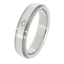 fe-fe phiten Flat Line Diamond Titanium Ring No. 7 - 15 Popular Brand Women's Ring, Simple, Sports Jewelry, Titanium, Diamond