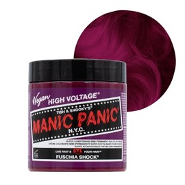 Big Pot Manic Panic 8 oz High Voltage Classic Cream Formula Colour Hair Dye (Fuschia Shock)