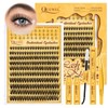 QUEWEL Lash Clusters Kit with Bottom Lashes, Cluster Lashes Kit