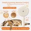 Steam Cat Brush, 3 in 1 Dog Brush Defur Comb,