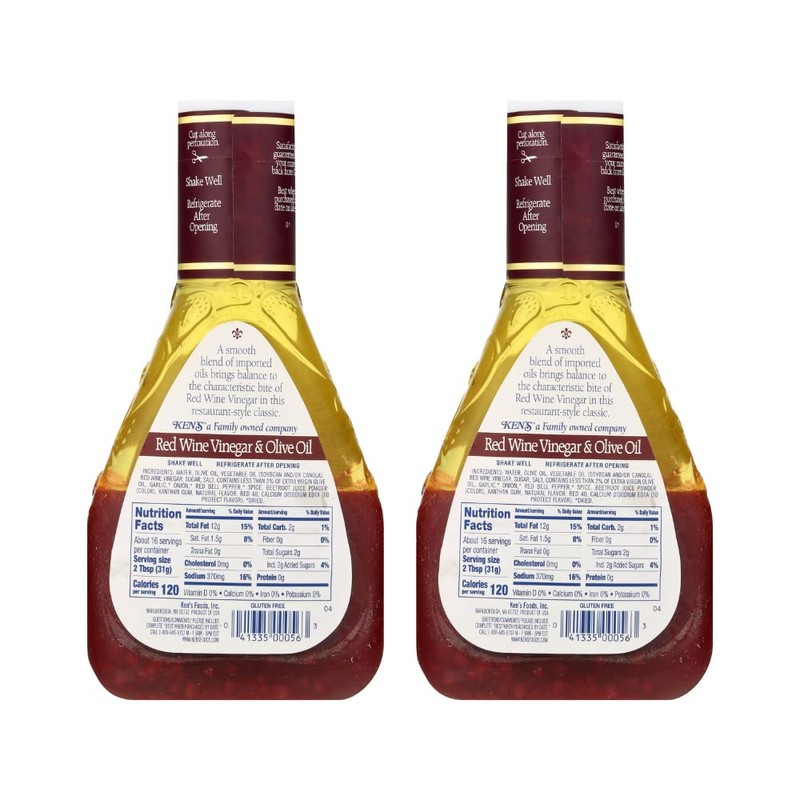 Ken's Red Wine Vinegar & Olive Oil Dressing (16 Fl