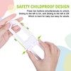Whaline 20Pcs Cabinet Locks for Babies Child Safety Cabinet Locks