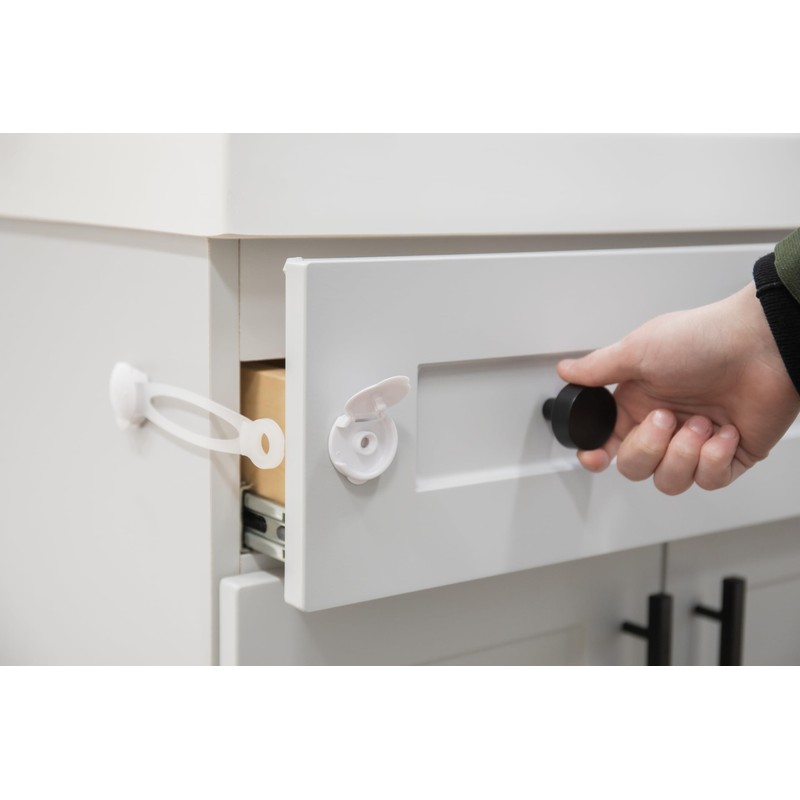 Home Safety Multi-Purpose Adhesive Latch 3 Pack, Award-Winning Brand, Childproofing
