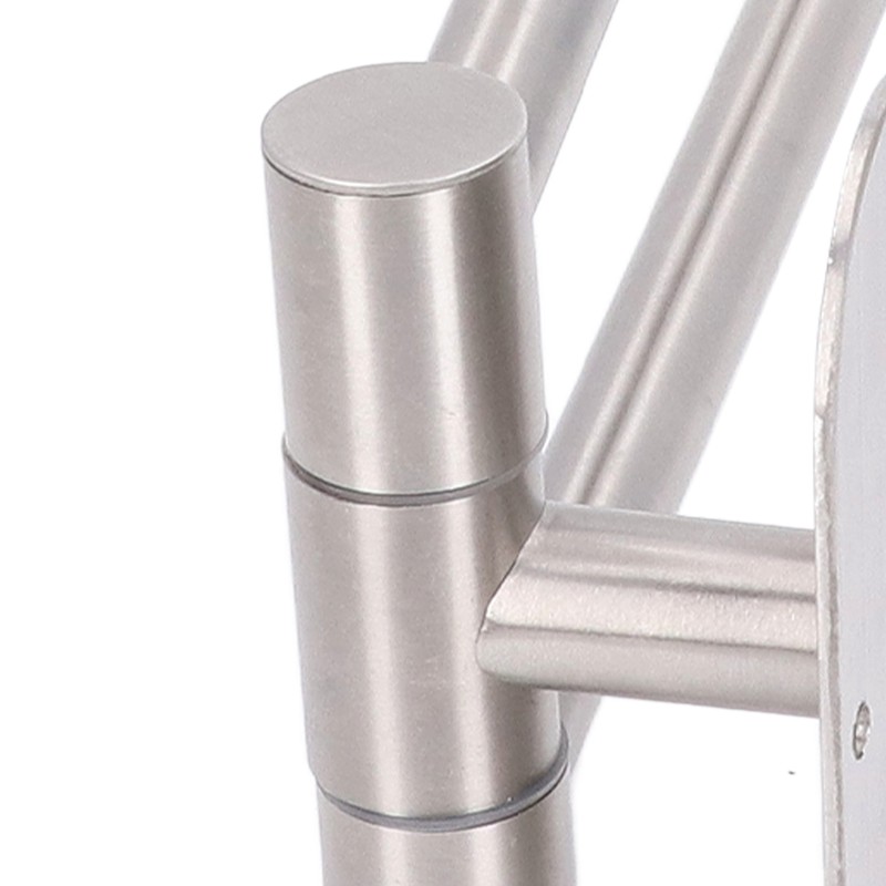Stainless Steel Toilet Paper Bracket Single Seat 2 Poles Rotatable