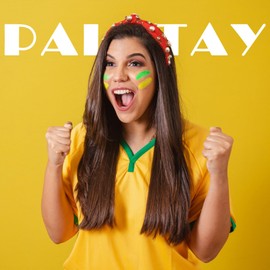 Palotay Football Headband Game Day Headband for Women Pearl Rhinestone Knotted Headbands Game Day Accessories for Sports Fun Red Blue White Football Hairbands Red Pattern