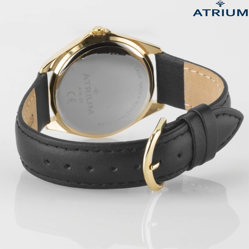 Atrium A10-20 Men's Watch Classic Very Clear Gold Coloured Analogue