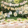 A New Chapter Begins Banner Floral Book Hanging Swirls Baby