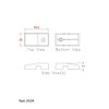 Upvc Run Up Riser Block White Window or Doors 11mm