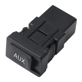 DUNSIHUI 86190-06010 Aux Jack Port Auxiliary Replacement for Car 86190-53010 for Camry RAV4 Prius FJ Cruiser 4Runner ES350 LS460 LS600h Aux Port Audio Video Input Jack Adapter