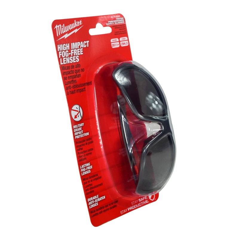 Milwaukee 48-73-2025 Tinted High Performance Safety Glasses (2 Pack)