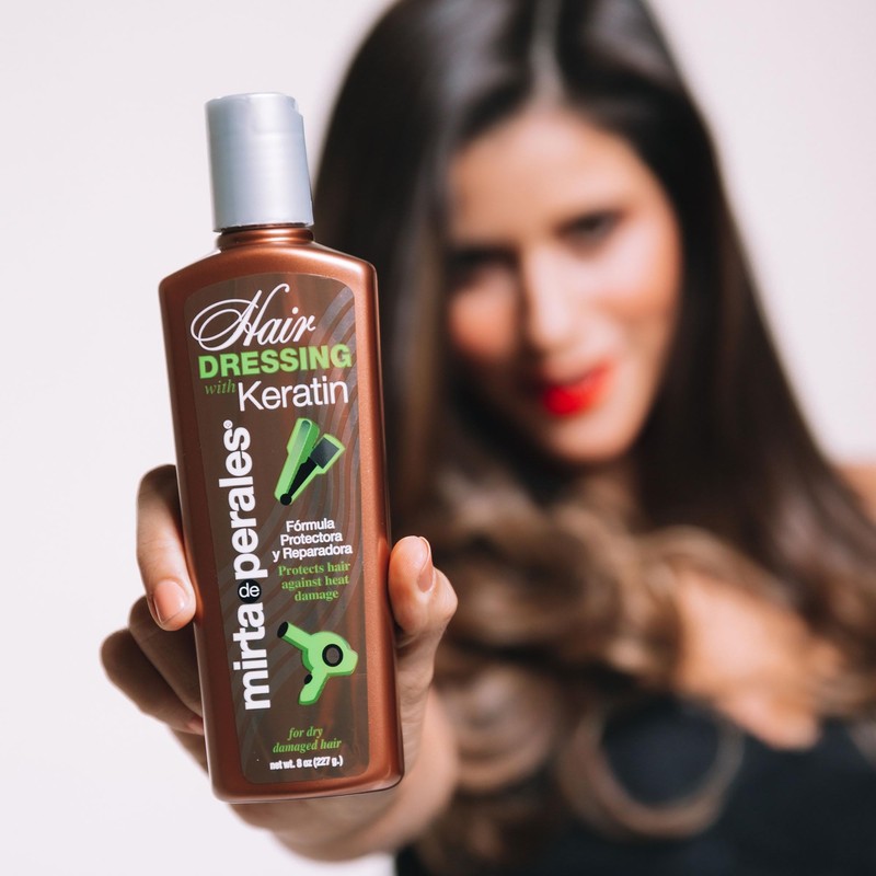 Mirta De Perales Hairdressing with Keratin Leave-In Cream | Heat