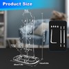 Cosmos Acrylic Display Stand Compatible with Kyber Crystal, 7 Tier