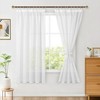 Hiasan Set of 2 Sheer Voile Curtains Living Room with
