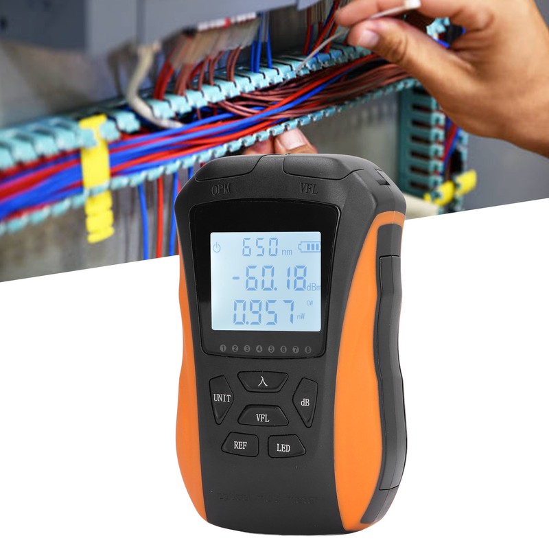 Optical Power Meter Multifunctional 4 in 1 Portable Fiber Light