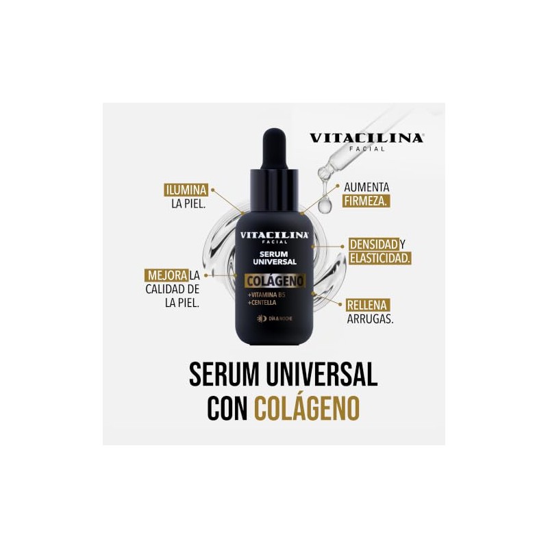 Vitacilina Serum Universal Colágeno Vit. B5 Centella 30 ml