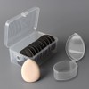 Popo Lounge Finger Air Puff Makeup Mini Finger Sponge, 10 Pieces, Black / 포포라운지 핑거 에어 퍼프 메이크업 미니 손가락 스펀지, 10개, 블랙