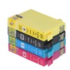 4Pcs Ink Cartridges Compatible Refill Replacement 4 Colors BK C