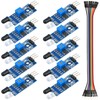 MTDELE 10Pcs IR Sensor Infrared Sensing Sweep Proximity Sensor Module