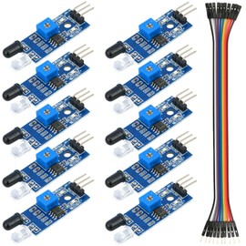 MTDELE 10Pcs IR Sensor Infrared Sensing Sweep Proximity Sensor Module Compatible with for Arduino Smart Car Robot