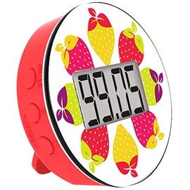 Pebbly 99-9033F Strawberry Kitchen Timer