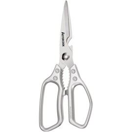 Astercook Kitchen Scissors, Heavy Duty Kitchen Shears with Metal Handle, Multipurpose Scissors for Poultry, & Vegetables, Durable Design
