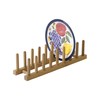 Lipper International 887 Bamboo Wood Plate Rack and Pot Lid