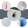 JINGZHAN 12 Pcs Mini Magnetic Hooks Black Small Magnet Cute